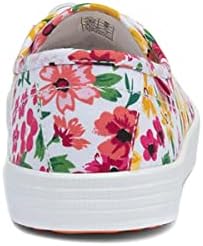 Rocket Dog Women's Slip On Canvas Sneaker, White Floral, 6 | Image 4