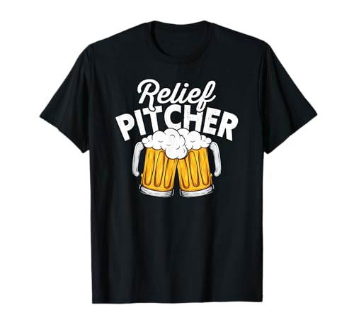 Relief Pitcher - Baseball and Beer T-Shirt