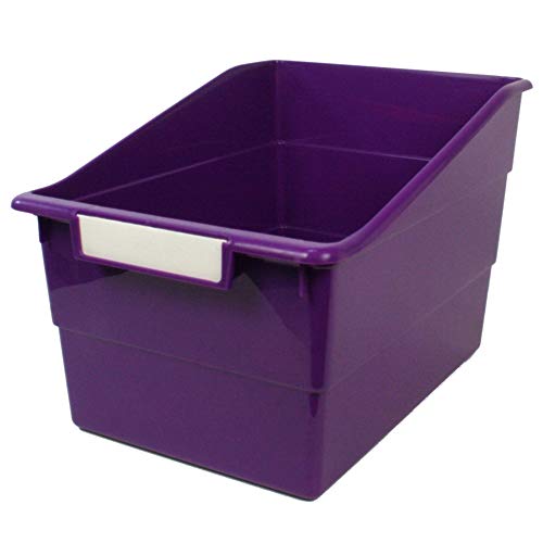 Romanoff Tattle Wide Shelf File, Purple