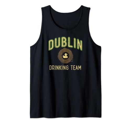Dublín Drinking Team St Paddys Day Irish Pub Crawl Regalo Camiseta sin Mangas