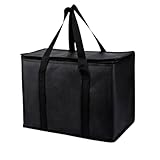 [サムコス] エコバッグ 大容量 保冷バッグ エコバッグ 買い物バッグ ビッグサイズ 耐久性 繰り返し使える 蓋付き ファスナー付き ショッピングバッグ 取っ手付き 折りたたみ 持ち運び便利