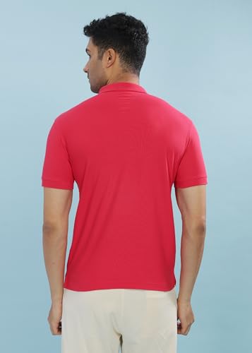 Image of Force NXT Polo Neck T-Shirt for Men Pack of 1 | Regular Fit T-Shirt for Men | Premium Super Combed Rich Cotton Polo Shirt | Men's Ultra Soft Half Sleeve T-Shirt