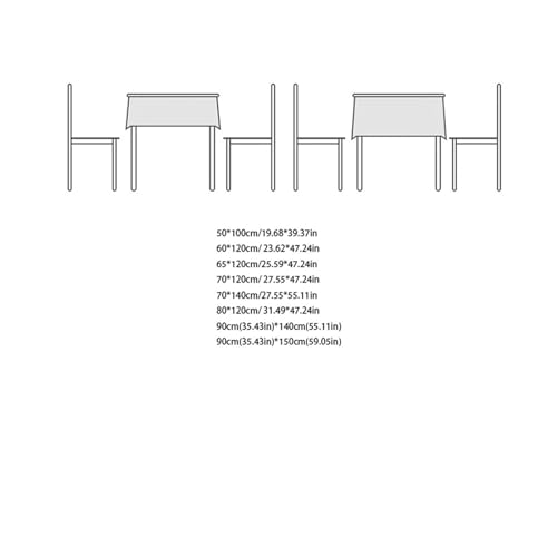 Nappe de table à manger étanche et tapis de table basse en cuir - 3