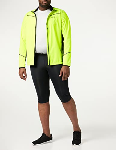 Gore Wear Men's R3 Gore-Tex Infinium Partial Jacket, Neon Yellow/Black, S #TOP1