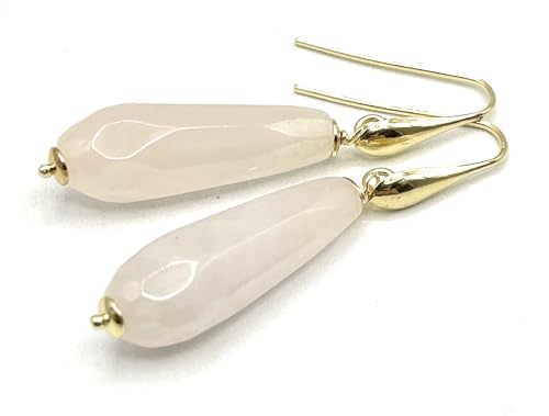 Boucles d'Oreilles Quartz Rose pour illuminer vos tenues bohèmes et chics
