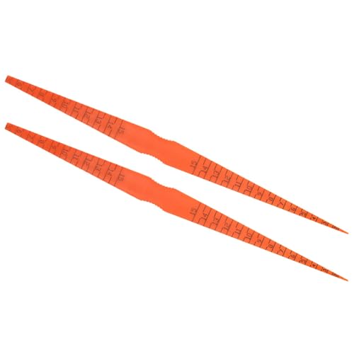 Image of SHINEOFI Automotive Gap Gauge 2Pcs Plastic Measuring Rulers Car Door Panel Gap Alignment Tool Suitable for Most Cars Body Surface Positioning