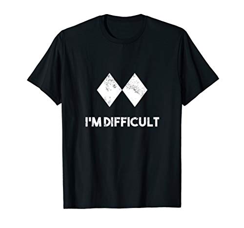 Ski I m Difficult Skiing Skier Snowboard Snowboarder Gift T-Shirt