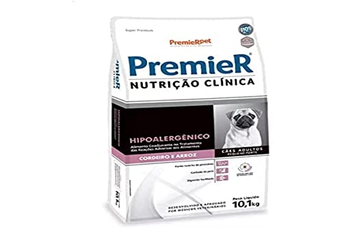 Premier Pet Ração Nutrição Clínica Cães Pequenos Hipoalergênico Cordeiro 10,1kg