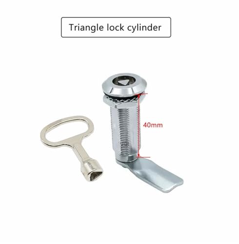 Serrure de boîte de distribution MS705 en alliage de zinc moulé sous pression avec empreinte triangle