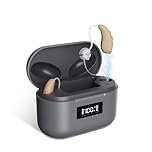 Hearing Aids, JINGHAO BTE Hearing Aids for Seniors and Adults with Charging Case with Volume Control