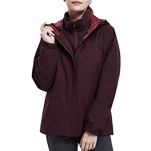 Camel Crown Women's Ski Jacket 3 In 1 Snow Winter Coats Waterproof Windproof Fleece Hooded Jackets Mountain Snowboard Parka #TOP13
