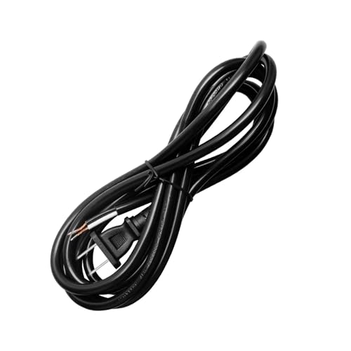 Replacement Power Cord 8FT 18/2 Power Tool Cord Supply Cable for AC Appliance for Drills, Sanders...