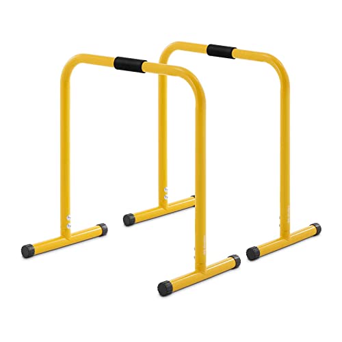 Gymrex GR-MG111 Dip-Barren gepolsterte Handgriffe 100 kg Dipstation...