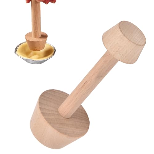 Tart Tamper Set Composite Wood Egg Tart Mold Mini Double Sides Pie Maker Pastry Baking Tool for DIY Egg Tarts Muffins Pecan Pies Cheesecak