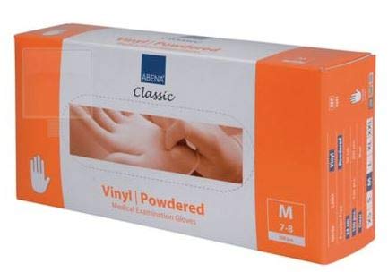Gants vinyle sans poudre pour éviter les taches de peinture taille 7-8