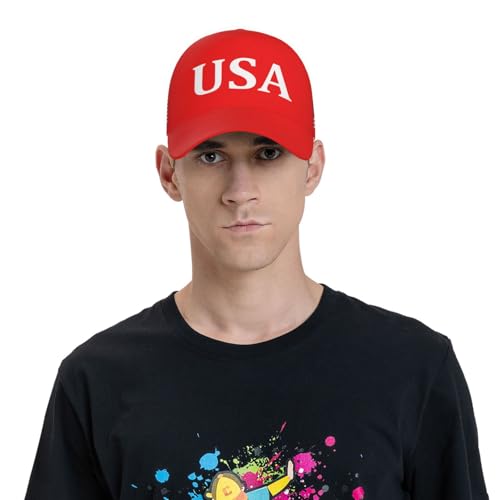 Image of Trucker Hat Distressed Baseball Cap Golf Cap Adjustable Sportswear Hat for Men Women Unisex