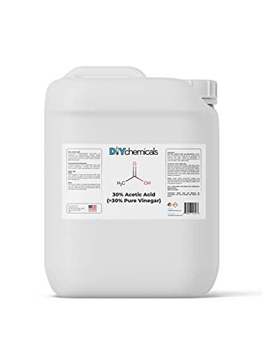 30% Acetic Acid Solution by DIYChemicals | Industrial-Grade for Rust Removal, Photographic Film Processing & Commercial Cleaning | Made in USA | 4 fl oz