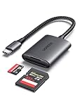 UGREEN SD 4.0 Card Reader, USB C Card Adapter with Dual-Slot for TF/SD, 312MB/s Memory Card Reader Compatible with iPhone 17/Pro Max, iPad Pro, MacBook Pro/Air, Galaxy S25 Serie