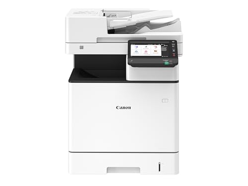 Canon i-SENSYS MF842Cdw All-in-One Colour Laser Printer - Wireless, PC Connected & Network - A4 Print, 38ppm, Copy, Scan, Fax & ADF - Secure & Sustainable - Office Printer
