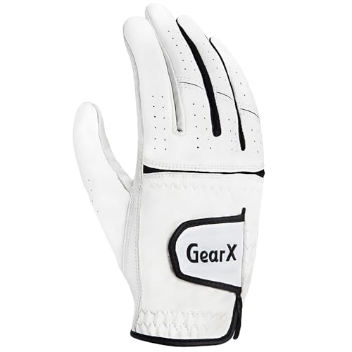 GearX �j���p �x�[�V�b�N ���r�� �S���t�O���[�u (�z���C�g) �S���t �X�|�[�c �S���t�O�b�Y �O���[�u �����Y