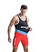 Viisendy Pro Men's Wrestling Singlets Athletic Supporters Sport Bodysuit Sleeveless Training Leotards Weightlifting Jumpsuits Red L