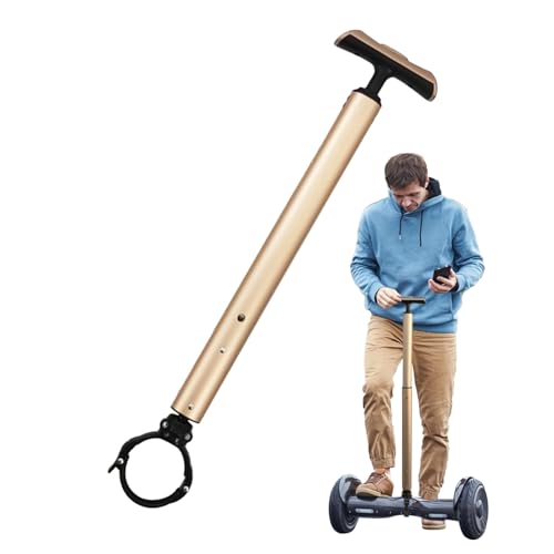 Asiento De Manillar Para Hoverboard,Manubrio De Soporte En Aleación De Aluminio - Accesorio Antideslizante Telescópico Para Patinete Equilibrio Adultos y Principiantes