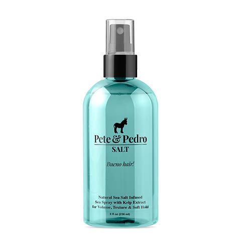 Pete & Pedro Hairstyling Pre-Stylers 3-Piece Set - SALT, TREAT and PROTECT Kit | Sea Salt Texture & Volume Spray, Argan Oil Moisturizer & Heat Blow Dry Protection | As Seen on Shark Tank, 3 PC Set