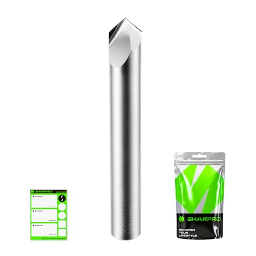 Image of 90 Degree V Bit 1 /4 Shank CNC, Engraving Bits for 2 Flute Groove Router bits on Wood, PVC, Plastic and Acrylic.