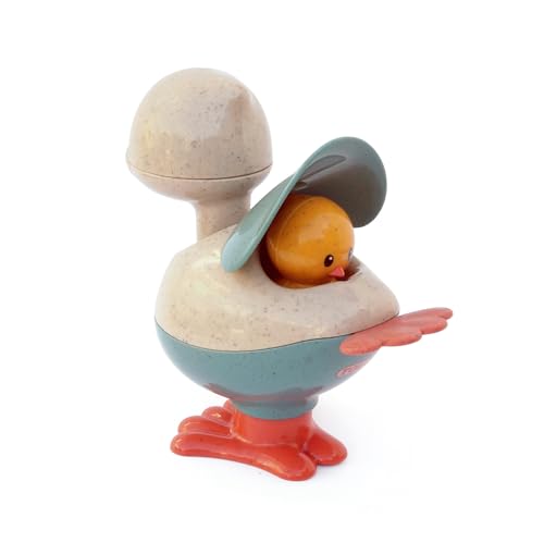 Image of Tolo Pop Up Chickens | Interactive Toy for Babies 6M+ Push-Down Action | pop up head, squeaky feet, baby toys, hand-eye coordination, fine motor skills, cause and effect toys, gift for kids, infants