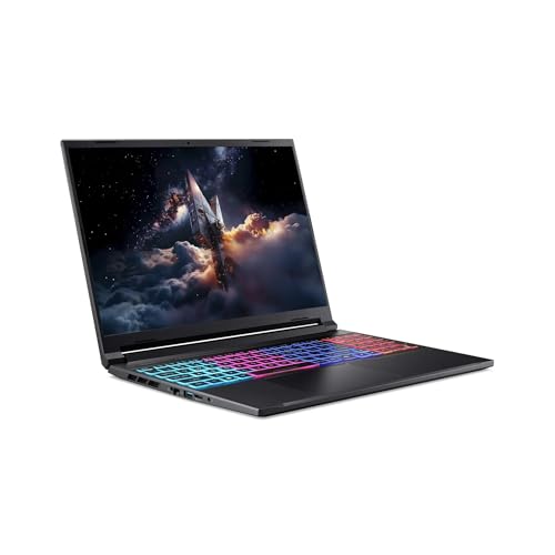 Image of acer Nitro V 16S 16 inch WUXGA IPS 180Hz Gaming Laptop, Intel Core 7 Processor 240H, NVIDIA GeForce RTX 5060 with 8GB GDDR7 VRAM, w /Mouse pad (32GB RAM | 2TB PCIe SSD, Win11 Pro)