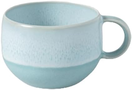 like. by Villeroy & Boch Perlemor Aqua Espresso Cup, Premium Porcelain, Dishwasher and Microwave Safe, Petite 3.25 oz Capacity, 3.25 x 2.5 x 1.75 in, Blue