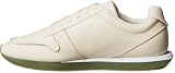 Calvin Klein Retro Runner LTH Pinch YM0YM01455 - Tenis de Correr para Hombre, Color Blanco (anacardo Claro/Bosque Medieval), Talla 7, Bosque Medieval de anacardos y luz Blanca, 40 2/3 EU