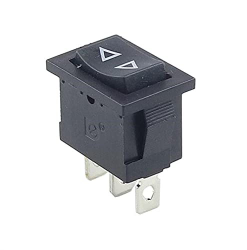1PCS KCD1 2PIin 3Pin Boat Car Rocker Switch 6A/10A 250V/125V AC Red Yellow Green Blue Black Button KCD1(Self Reset 3pin Jt)