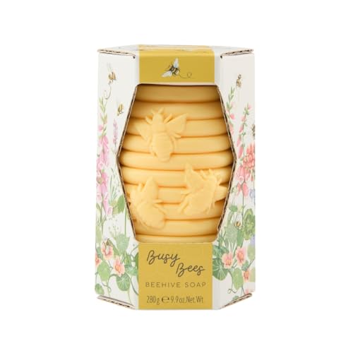 Heathcote & Ivory Soap 280g Orange Blossom and Honey Fragrance Moisturising Shea Butter Vegan and Cruelty Friendly Gift For Nature Lovers Approximate Size: L6.9 x W7.8 x H12.20 cm