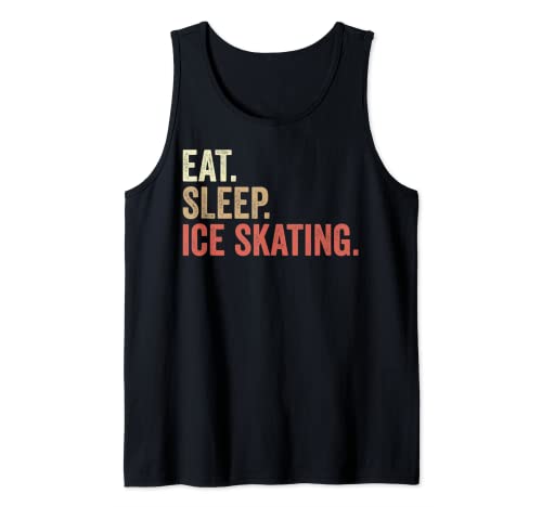 Funny Ice Skating Lovers Men Women Kids Figure Ice Skater Camiseta sin Mangas