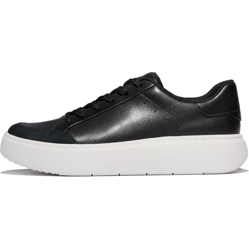 FitFlop Women's Rtg Leather/Suede Sneakers