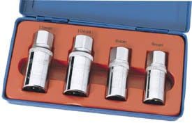 Draper Ses 1/2 Square Drive 4 Piece Stud Extractor Set