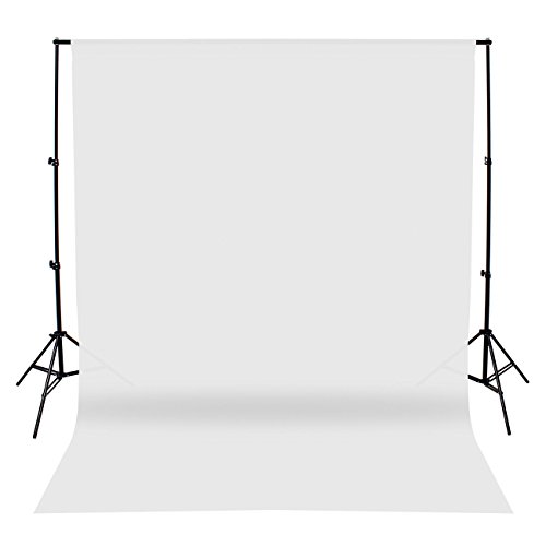 Safstar 3 x 6M/ 10 x 20ft Photo Studio Backdrop Background Screen, Non-Woven for Photography, Video and Television, White (Background Stand Not Included)