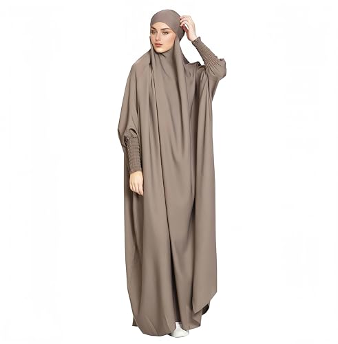 Prlemend Muslim Prayer Abaya Women Turkish Dress with Hijab Islamic