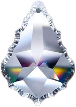 50mm - Asfour, Pendaloque Crystals, #911 Lead Crystal Prisms, Geometric Prisms, Chandelier Crystals - 1 Hole 20