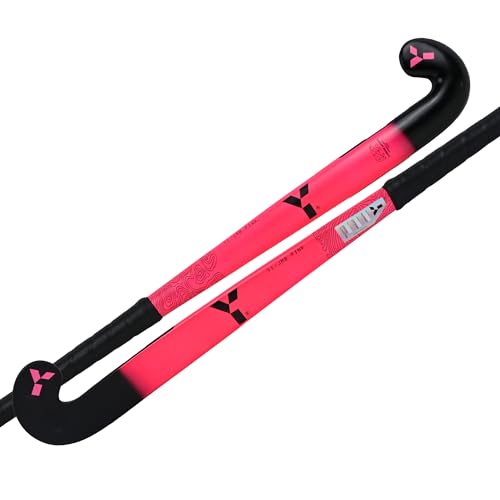 Crosse de hockey pour filles et garçons Y1 JMB avec finition fibre de verre