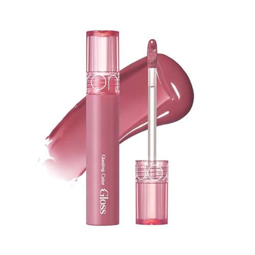 rom&nd Glasting Color Gloss 04 GRAPY WAY – wykończenie Plumping and Juicy Glow z olejem refrakcyjnym, trwały, kolor Vidvid 4 g 4 g (1 opakowanie)
