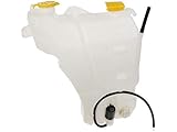 Marketplace Auto Parts Radiator Coolant Overflow Tank and Washer Fluid Reservoir - Compatible with 2002-2005 Dodge Ram 1500