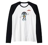 emoji Animales pingüino pulgar hacia arriba Camiseta Manga Raglan