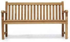 Humber Imports Grade 'A' Teak Classic 1.5 Metre Oxford Outdoor Garden Park Bench