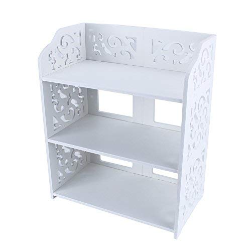 Shoe Cabinet Rack,Small Bookcase Space Saving Shoe Rack,Small Bookcase With White Chic Hollow Shoe Closet Wood Plastic Plate Baroque Storage Organizer Stand Shelf Holder