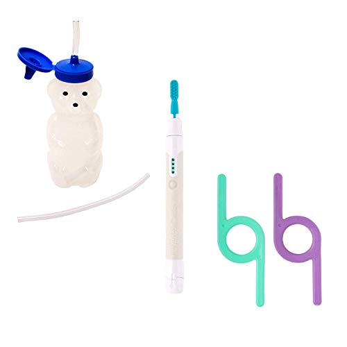 TalkToolsÂ® Feeding Therapy Kit with TalkToolsÂ® Honey Bear Drinking Cup, TalkTools Sensi with Blue Chewy Tip, and TalkTools Chewy Combo Pack