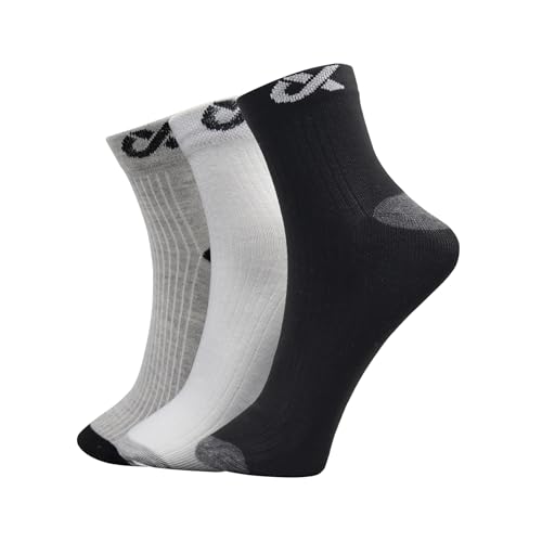 XJARVIS CUBA/LYON 5 Pairs Ankle Length Cotton Socks Men & Women for Sports Unisex Multicolor Socks Ideal for Gym, Casual Wear & Running Odor Free, Pack of 5