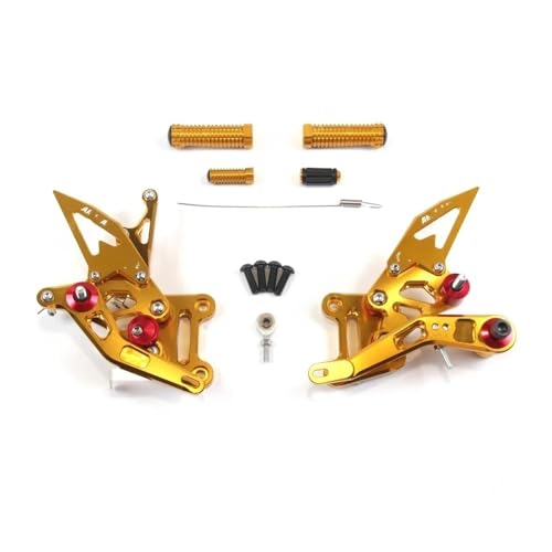 Repose-pieds arrière réglables pour moto en aluminium usiné pour GSX-R1000 2009-2016