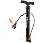 ZTinno Floor Bike Pump Portable, Classic Bicycle Pump, Portable Bike Tire Pump with Dual Presta & Schrader Valves, Attached B